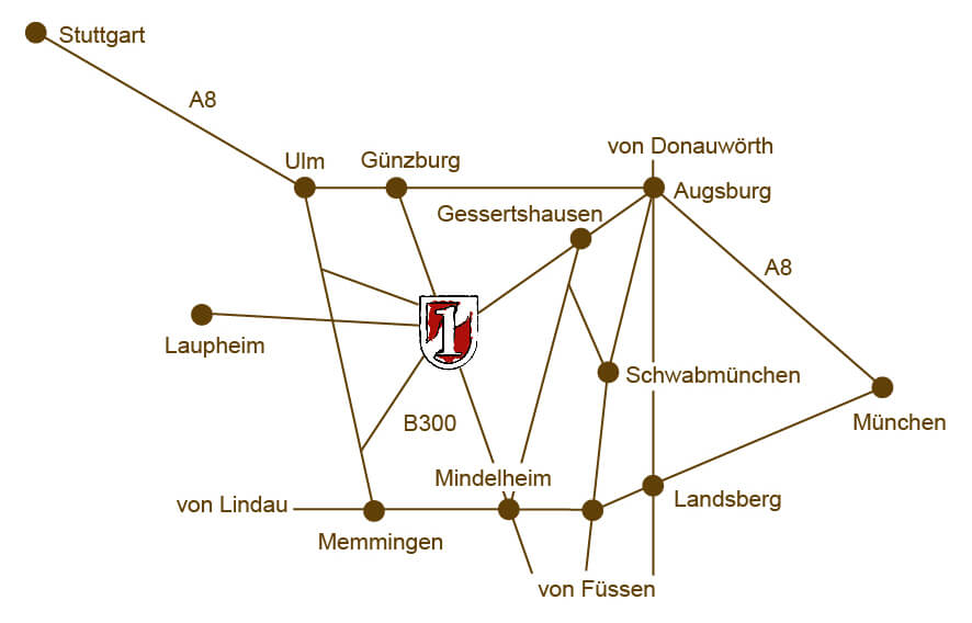 Glogger und Partner Vermögensverwaltung Lageplan