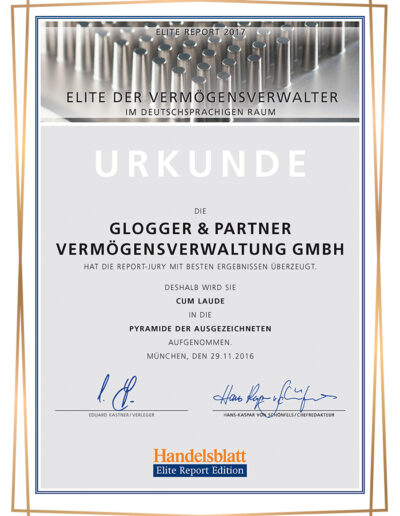 glogger partner elite report 2017