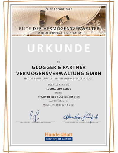 glogger partner elite report 2022
