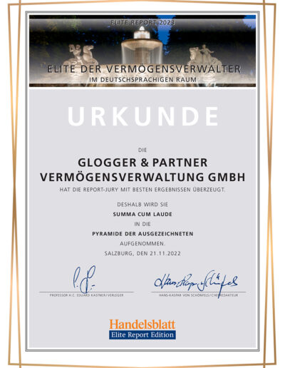 glogger partner elite report 2023