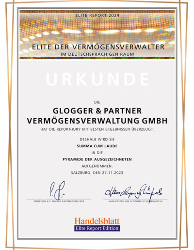 glogger partner elite report 2024