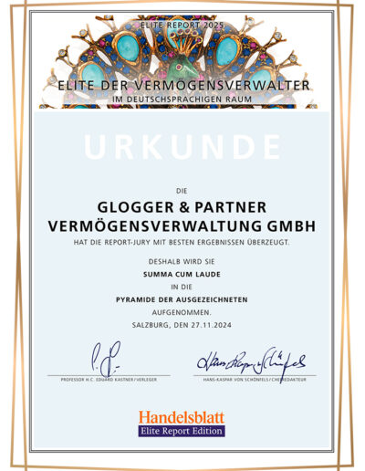 glogger partner elite report 2025